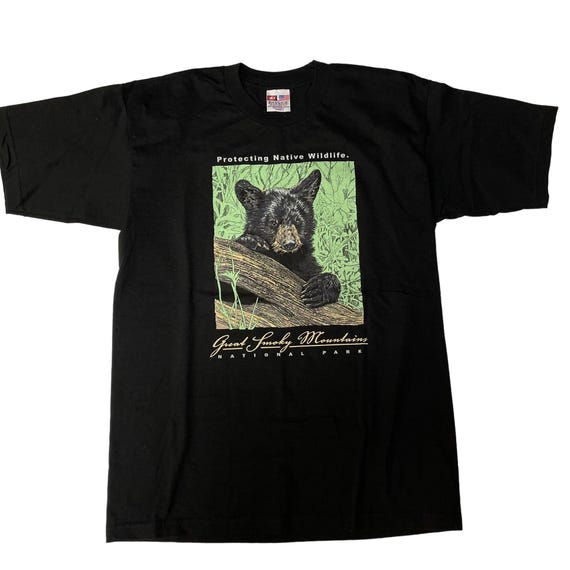 NOS New Vintage 90's Black Bear Native Wildlife G… - image 1