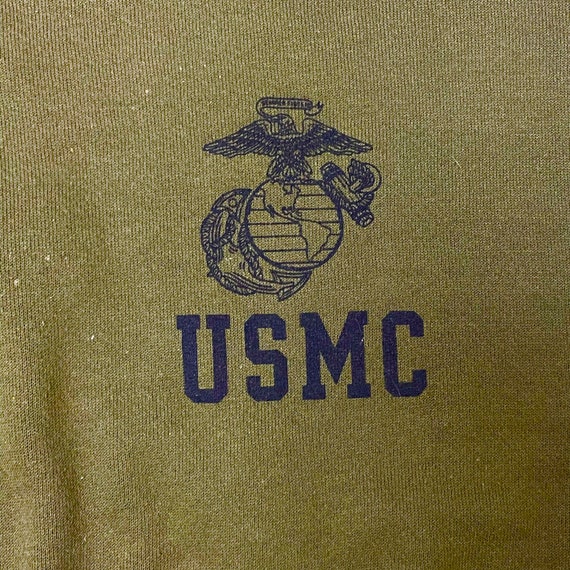 Vintage 90's Military Green USA Navy Army US Mari… - image 4