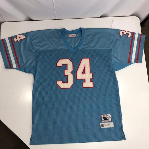 earl campbell mitchell ness jersey