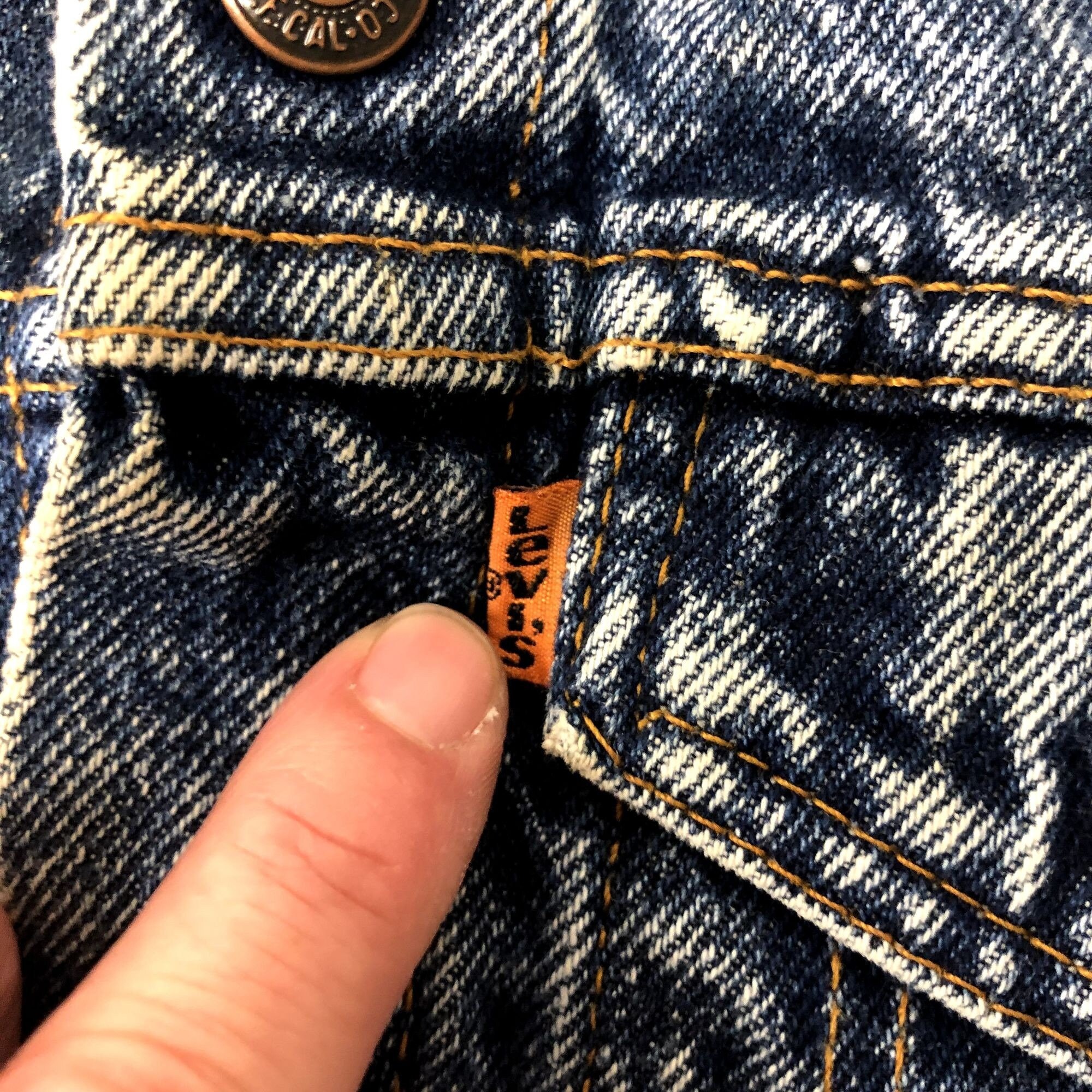 Vintage 80's Little Levis USA Toddler Kids ACID WASH Denim