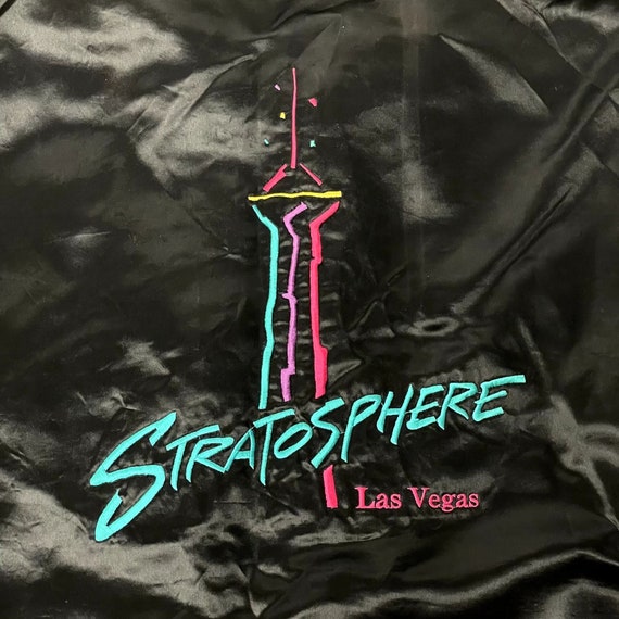 Vintage 80 90's Stratosphere LAS VEGAS Men's Shin… - image 3