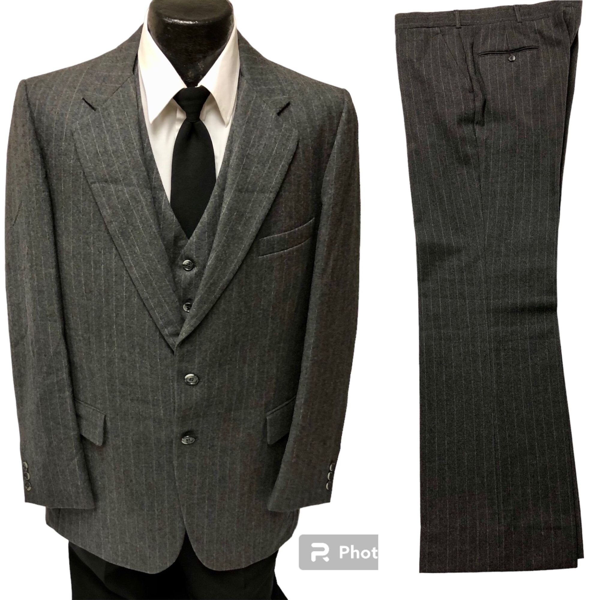 Chalk Stripe Suit - Etsy Chalk Stripe Suit - Etsy