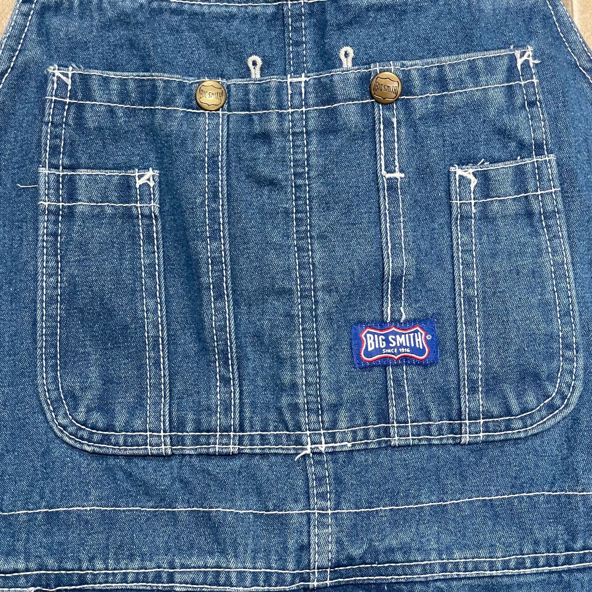 BIG SMITH 
サロペットジーンズ 50年代 黒タグ オーバーオール Vintage Big Smith Men Blue Jean FARMER Kombinezon roboczy