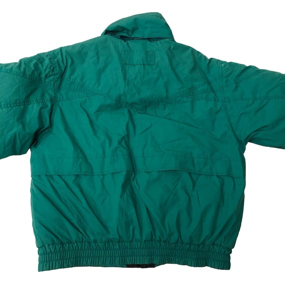 Vintage 80's Northwest Territory Men Turquoise DOWN Waterfowl