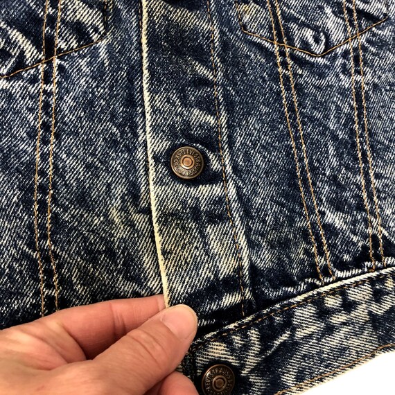 Vintage 80's Little Levis USA Toddler Kids ACID WASH Denim