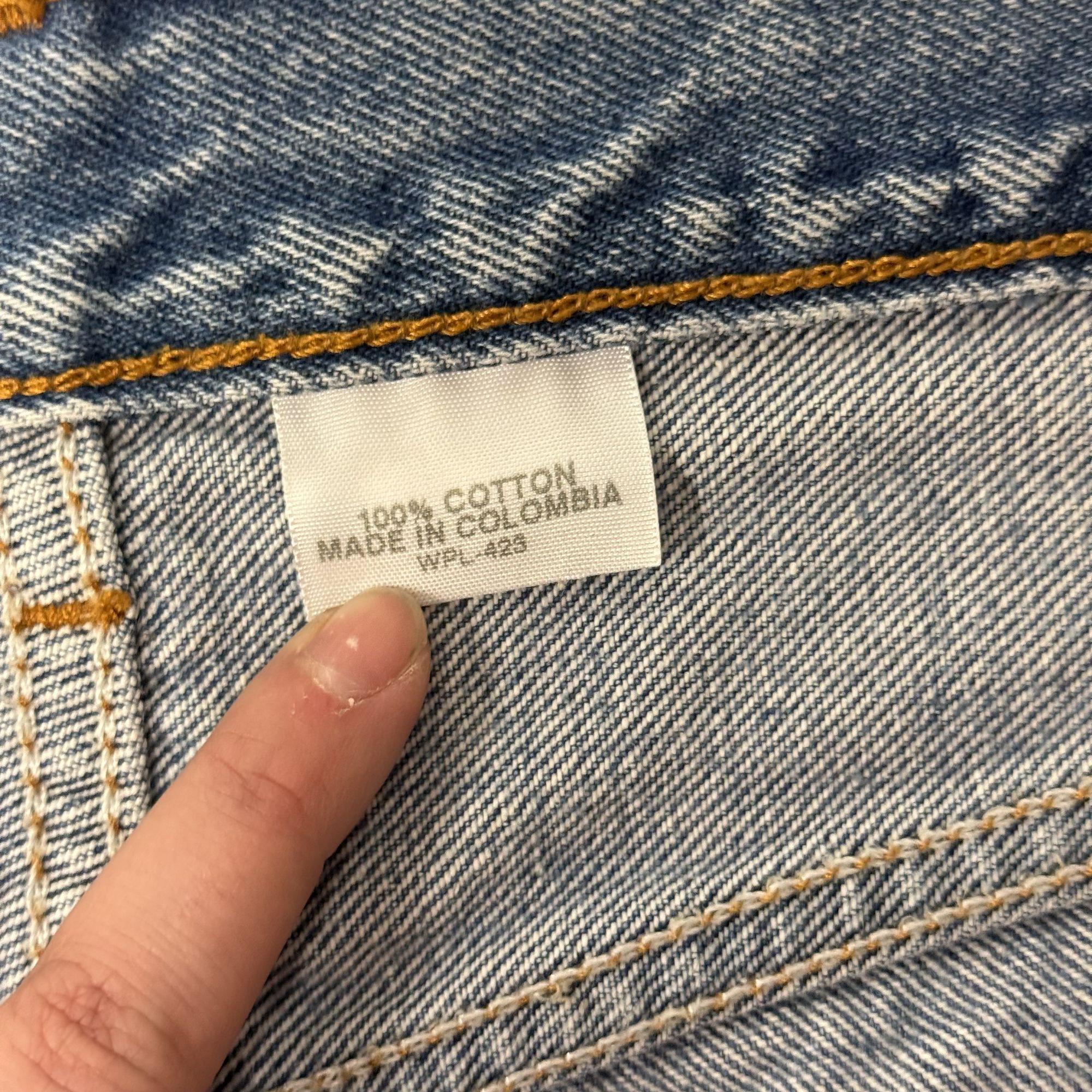 Vintage 80's Levis 501 XX Men's Distressed Blue Jeans BUTTON FLY