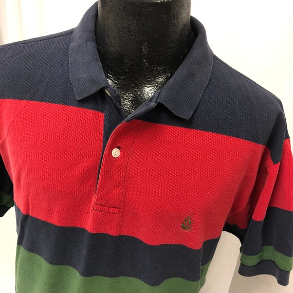 Vintage 90's Nautica Logo Men Blue Red Green COLO… - image 4