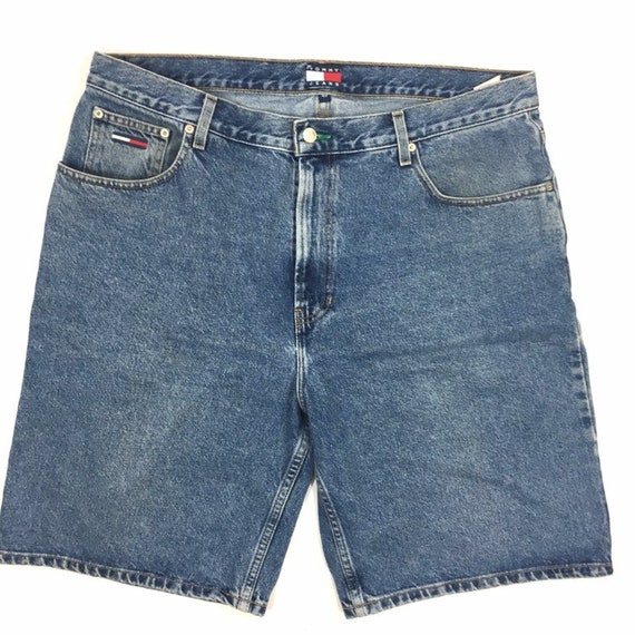 Vintage 90's Tommy Hilfiger Men Blue Jeans DEMIN … - image 1
