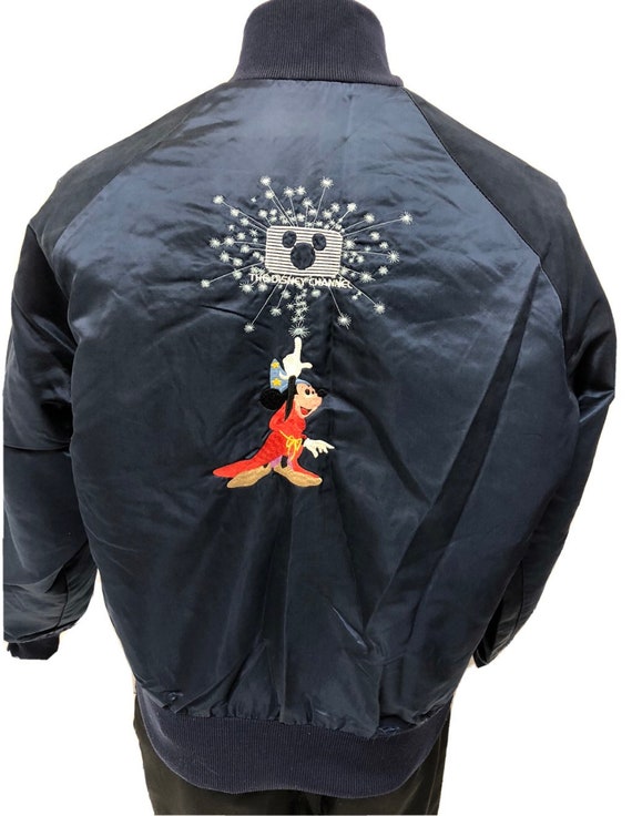 Vintage 70-80's Official the Disney Channel Blue Satin Embroidered Jacket MICKEY MOUSE Corporate Crew Uniform Cast Coat Windbreaker M - Etsy Vintage 70-80's Official the Disney Channel Blue Satin Embroidered Jacket MICKEY MOUSE Corporate Crew Uniform Cast Coat Windbreaker M - Etsy