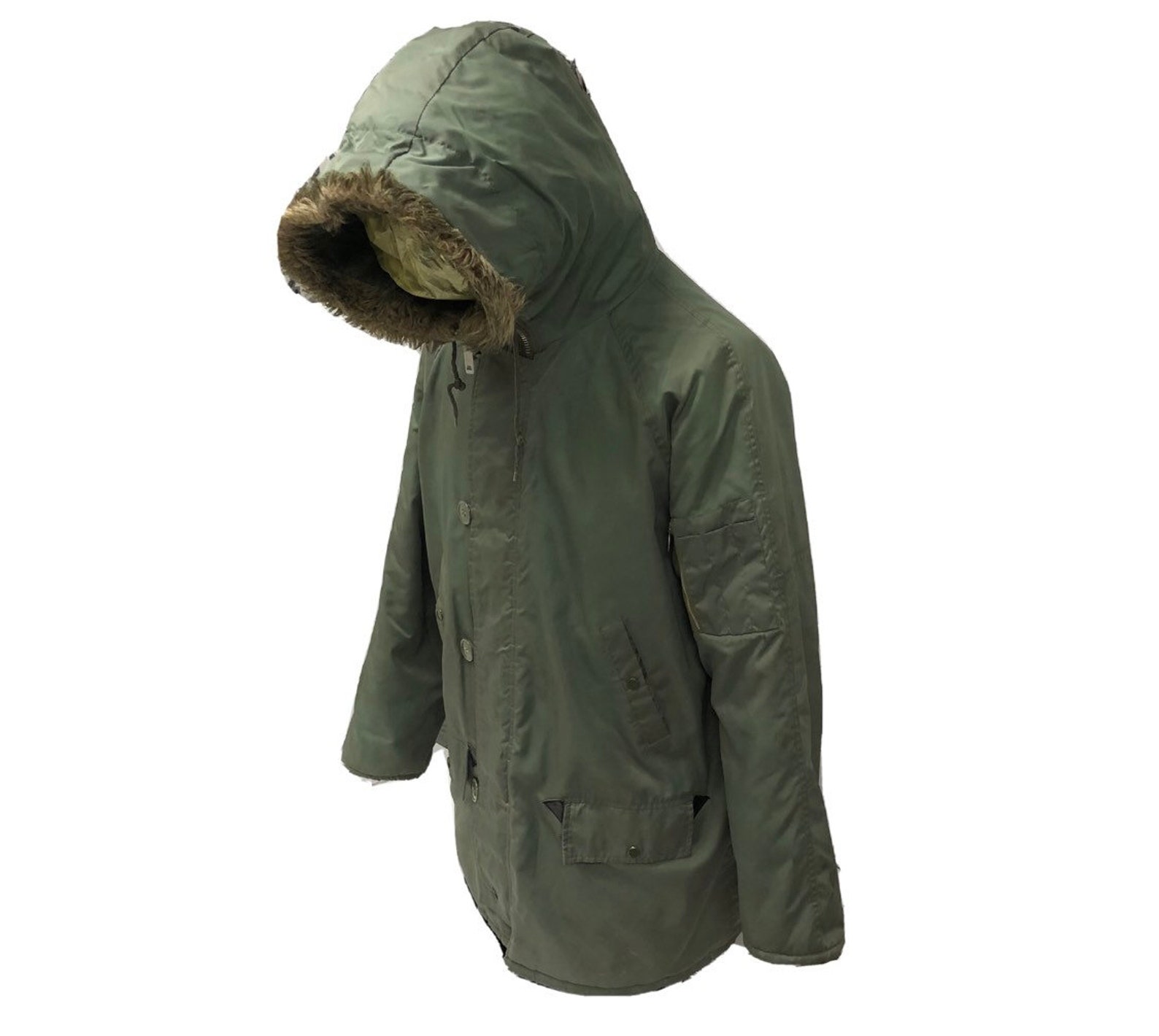 Vintage 70s Jcpenney Military Style N3B Snorkel Parka Winter Etsy