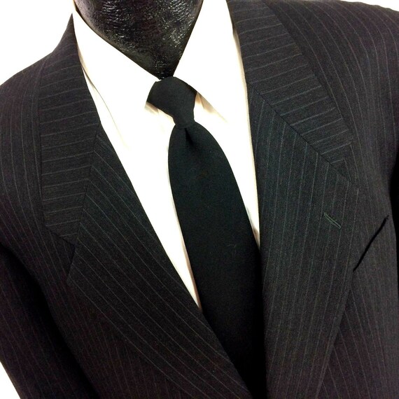 mens black armani suit