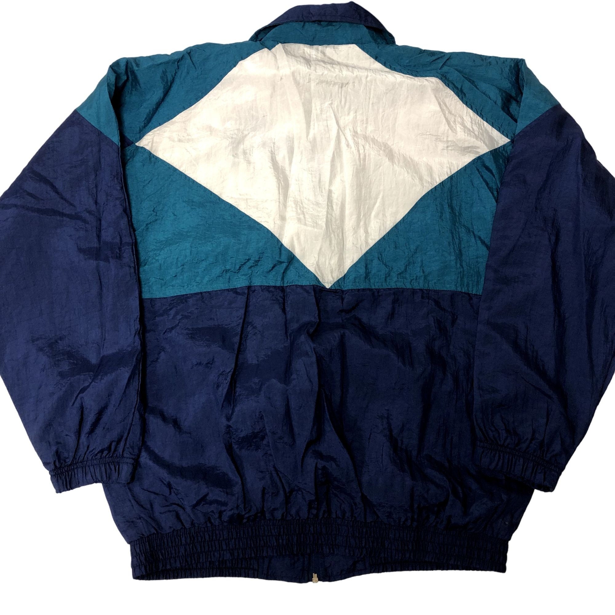 【80s】McGREGOR BlackWool Raglan Half Coat Mcgregor Men L Old 80S Stadium Jumper Wool Raglan Jacket Zip