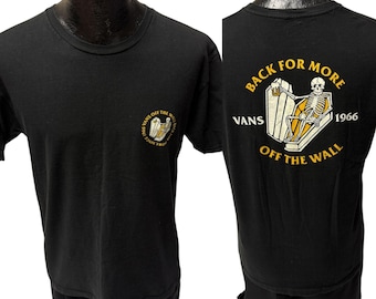 Vintage Original 90's Vans off the Wall T-shirt - Etsy