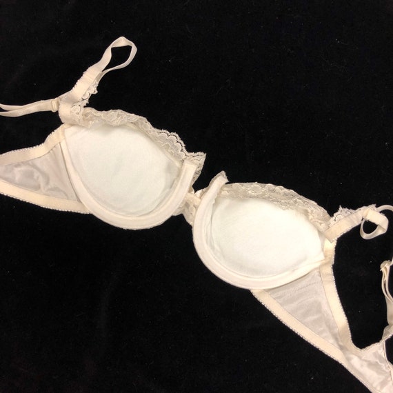 Vintage NOS New Victoria's Secret White Ivory Sat… - image 5