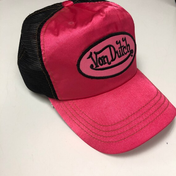 Vondutch サテンキャップ ピンク y2k Vondutch サテンキャップ ピンク y2k