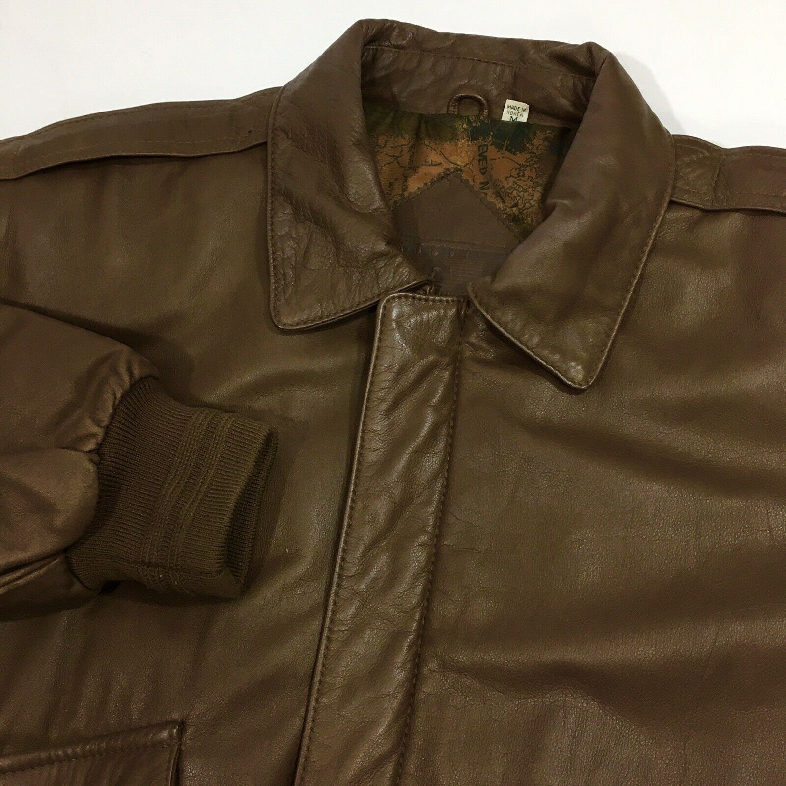roundtree & yorke leather jacket