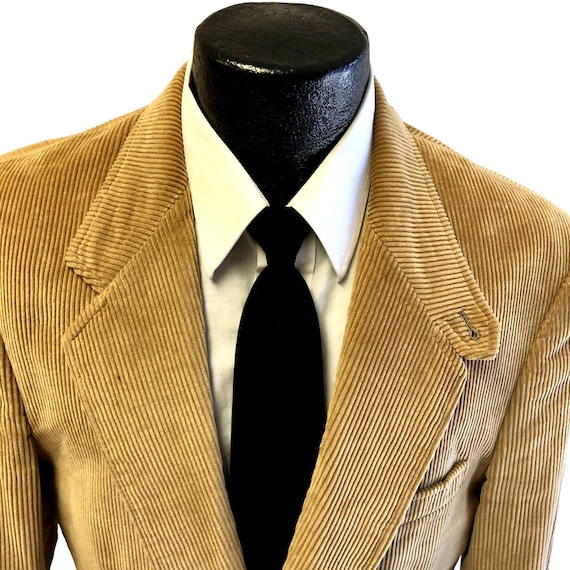 Vintage 70 s Wentworth Sport Coat Tan Gold CORDUROY Jacket Gentlemans Hunting Blazer 40R Etsy Canada