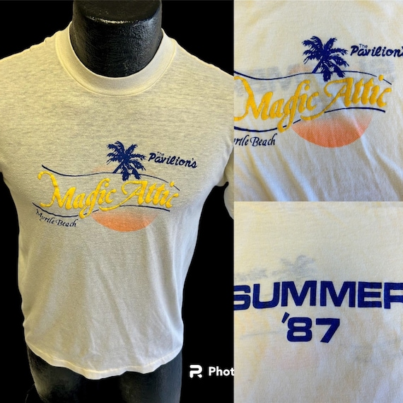Vintage 80's Touch of Gold MAGIC ATTIC Myrtle Beach 1987
