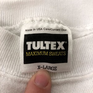 Vintage 90'S Tultex Maximum Sweats, plain, blank sweatshirt, made in the USA, men's size XL. cotton wine-red Vintage Second Hand main image 0