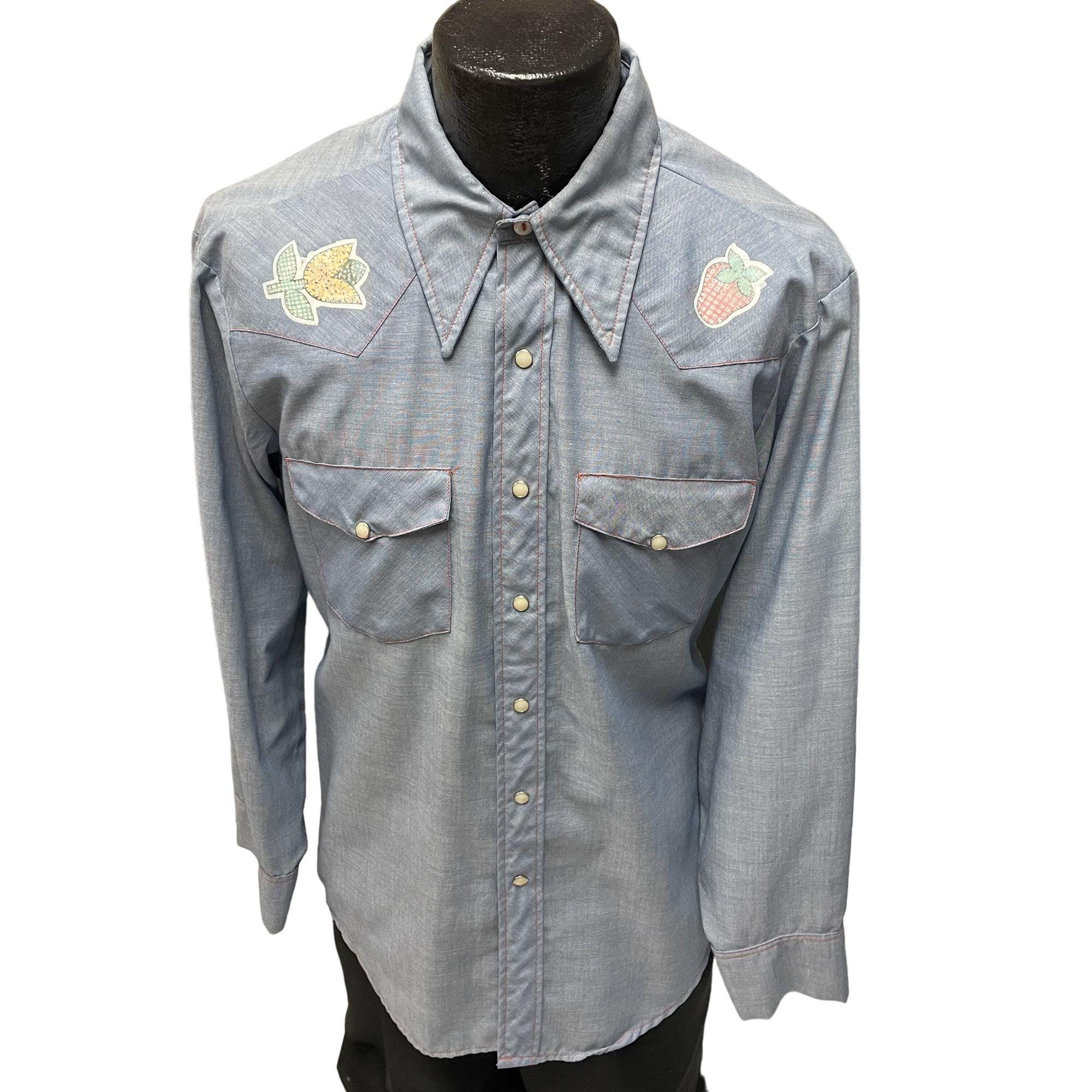 Vintage Big Mac Chambray Shirt - Etsy Vintage Big Mac Chambray Shirt - Etsy