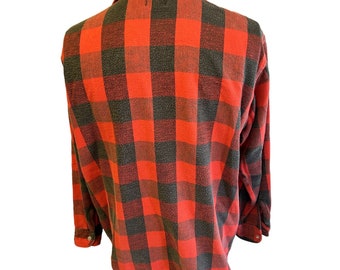 Vintage 50 60's Oshkosh B'gosh Men's BUFFALO PLAID Flannel