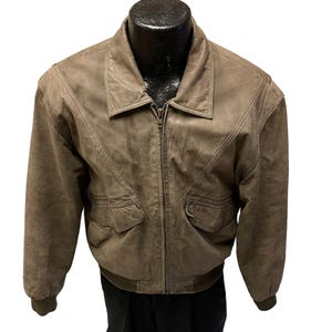 【90's HILL&ARCHER suede jacket 40 size】 Hill Archer Jackets - Etsy
