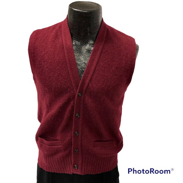 Mens Button Down Sweater Vests Etsy