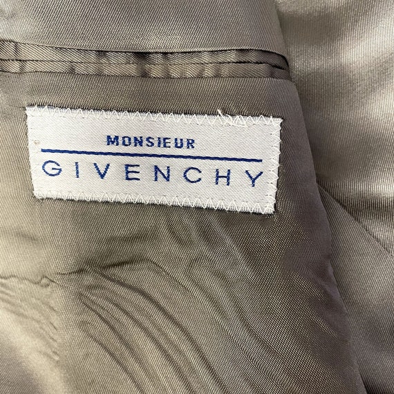 Vintage  Monsieur Givenchy Men WOOL Sport Coat 4 … - image 6