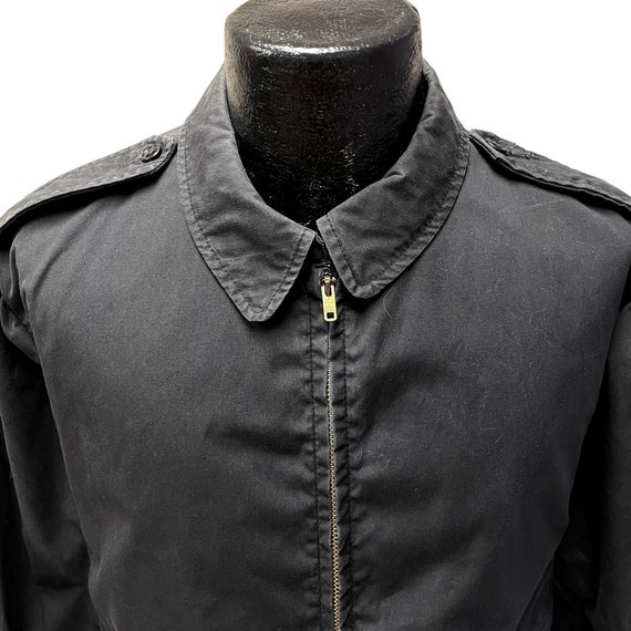 【80s】USA製 ASW JACKETS アワードジャケット ブラック M Jackman ジャックマン【SALE】メルトンアワードジャケット
