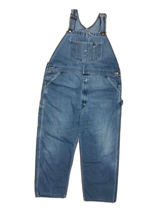 Vintage 70's Sears Roebucks Wear Tuff Men's DENIM Bib Blue Vintage 70's Sears Roebucks Wear Tuff Men's DENIM Bib Blue
