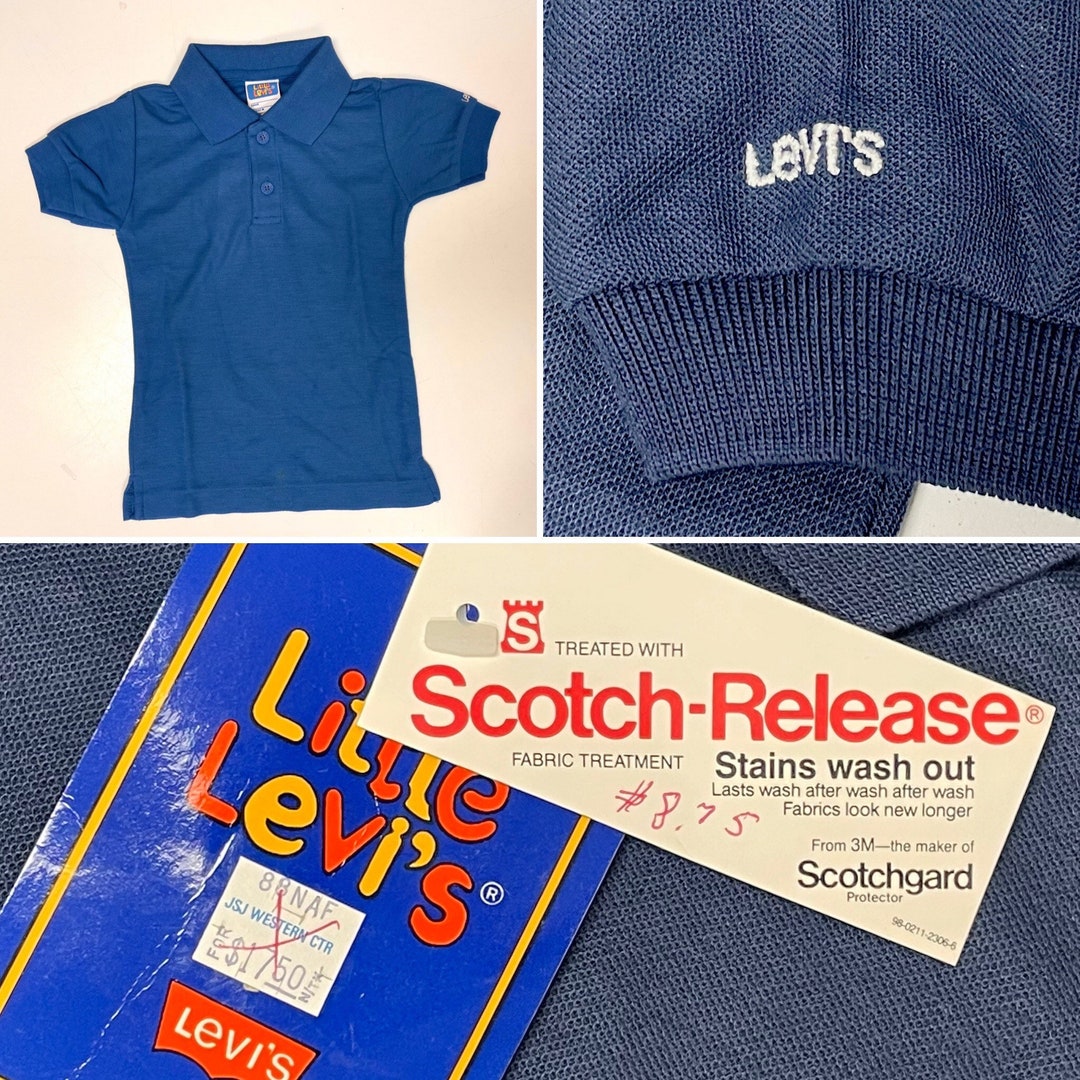 NWT Deadstock Vintage 90's RARE Little Levi's LOGO Kids