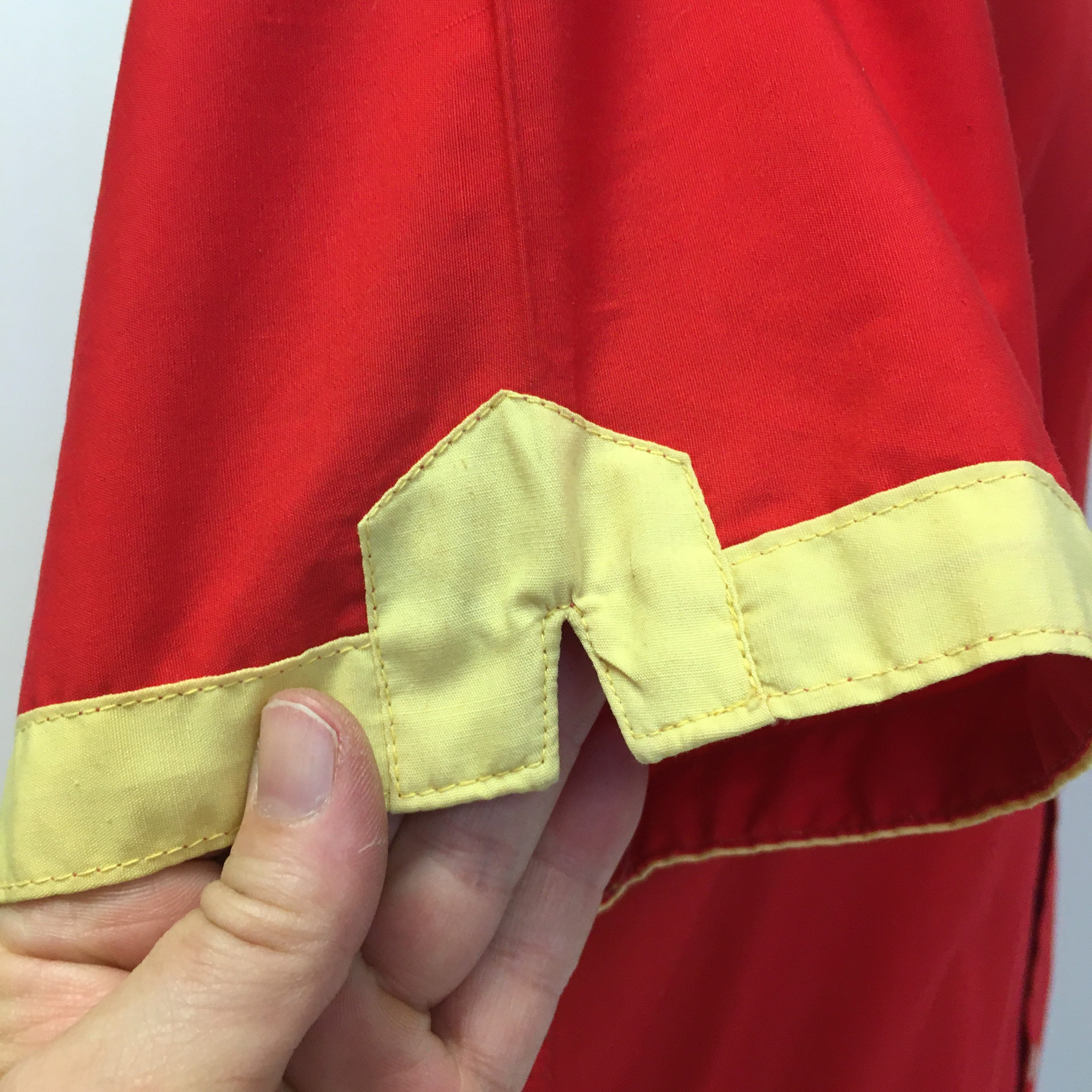 Vintage 50-60's Military Red Gold Embroidered USMC 3rd Mar