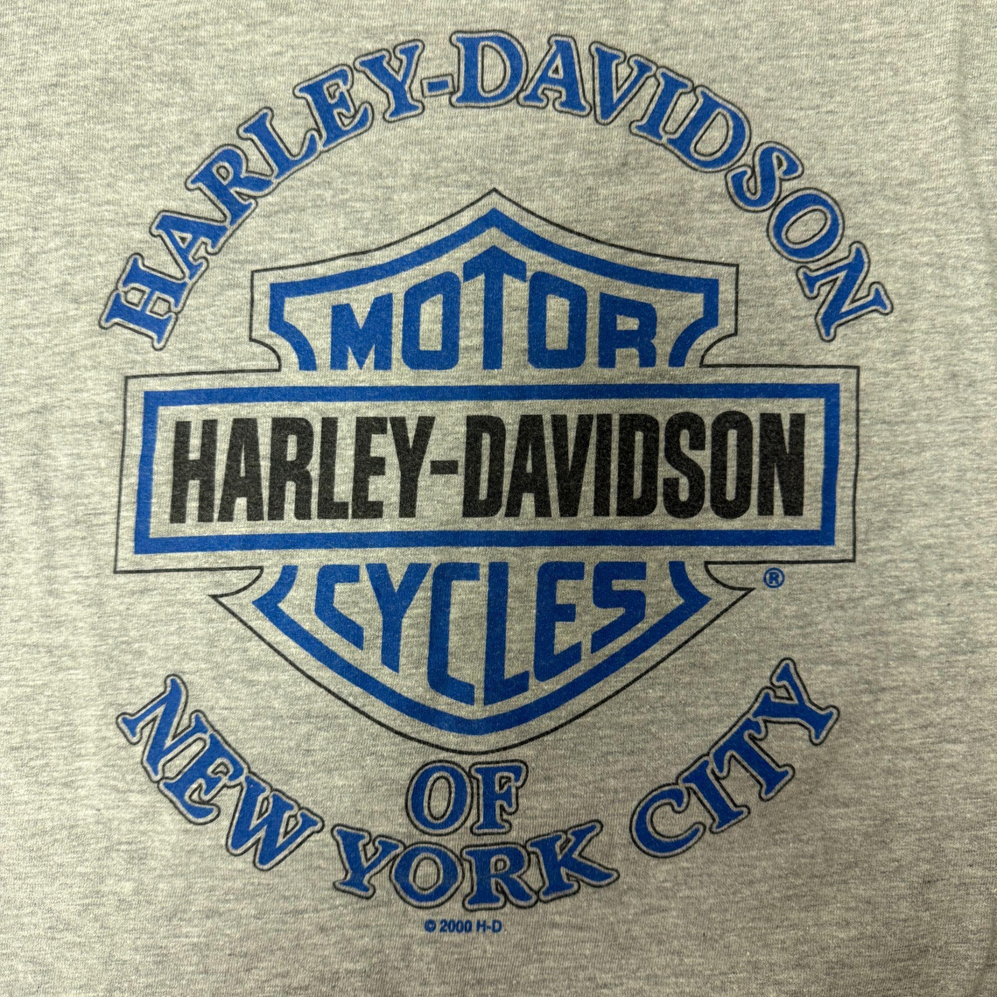 Vintage Harley Davidson Motorcycle New York TWIN TOWERS 2000 Lady 