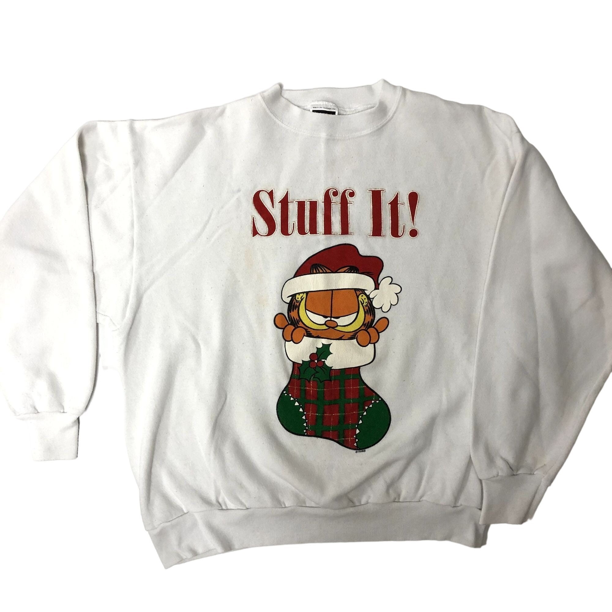 希少80s USA製 クリスマスサンタクロース vintageトレーナー