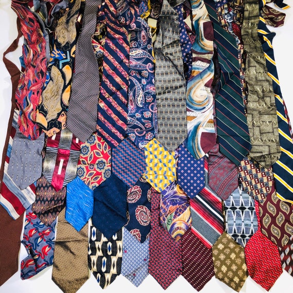 50 pc Arts CRAFTS Quilt Necktie LoT WHOLESALE Neck Tie RESALE | Etsy