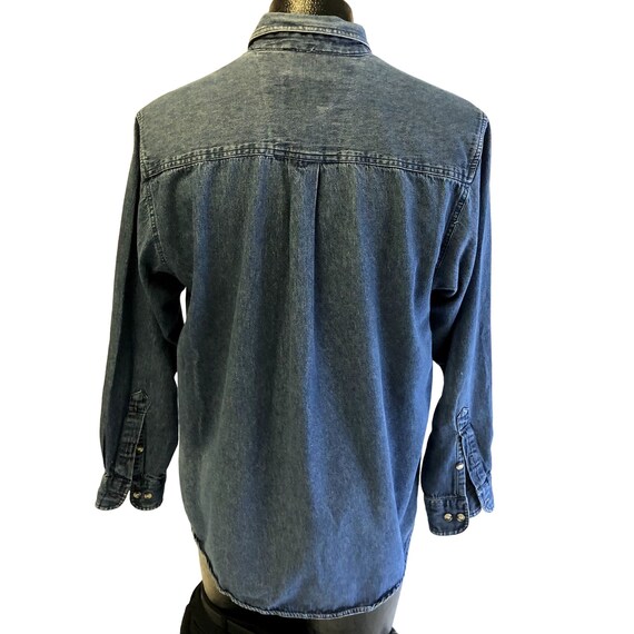 Vintage 80's Wrangler Rugged Wear Men BLUE JEAN D… - image 2