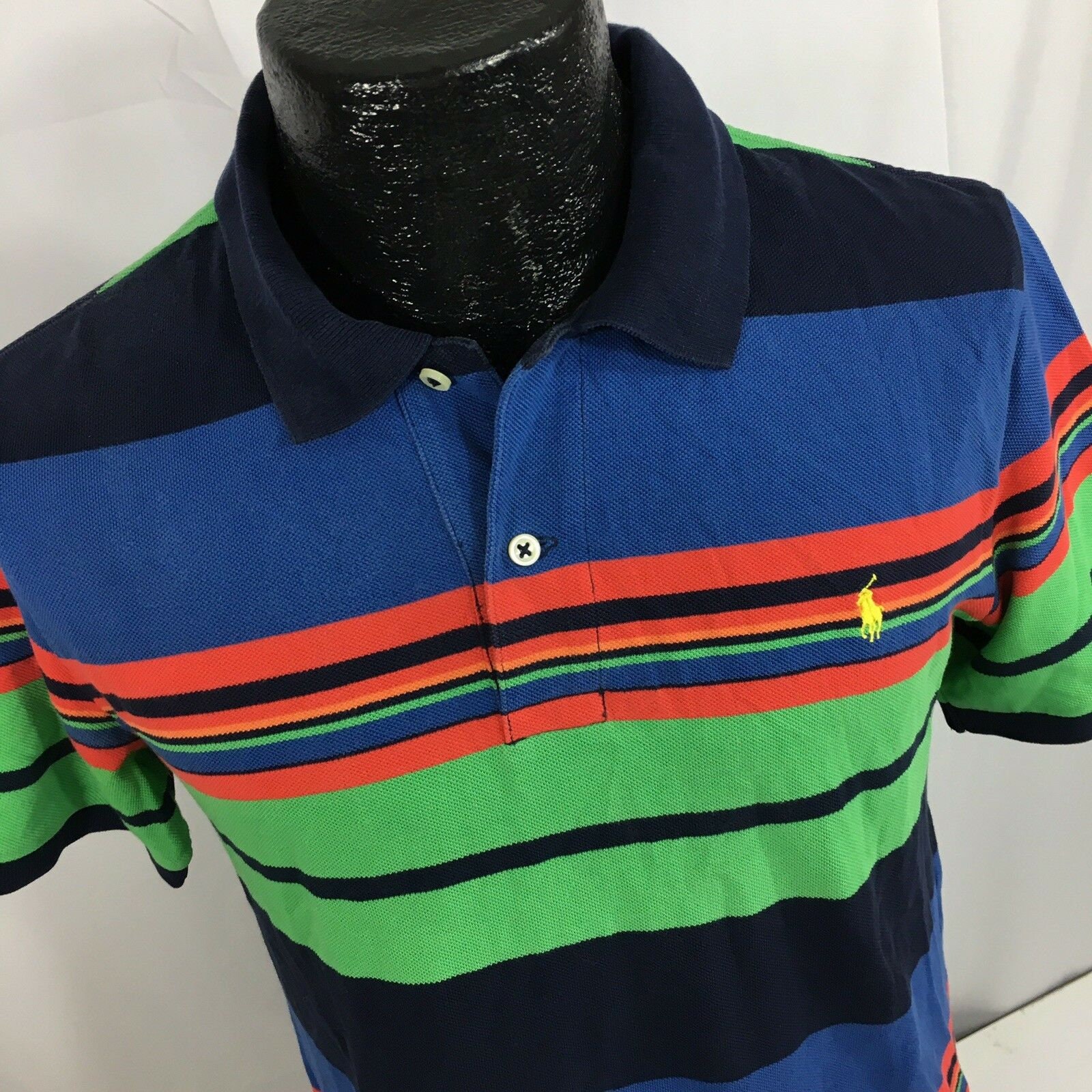 シャツ [Polo Ralph Lauren] Pony Logo Stripe Shirts Classic Fit Polo Pony Polo Shirt