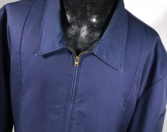 Vintage 60's Red Kap Men Blue MECHANIC Machine Shop Jacket