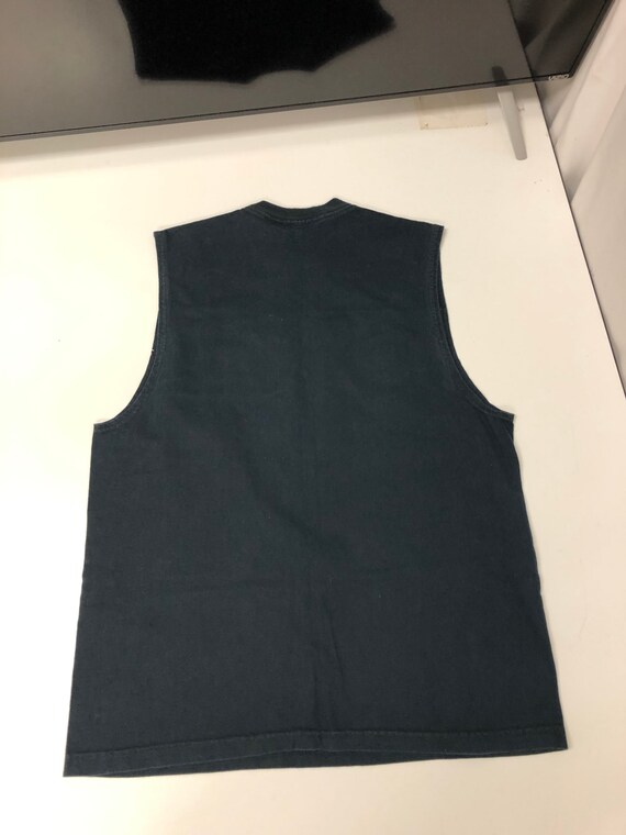 Vintage 90's Speedo Men Black Sleeveless Tank Top Beach Work