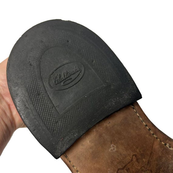 Vintage Thom Mcan BOOTMASTER Men Black PEBBLED Leathe… - Gem