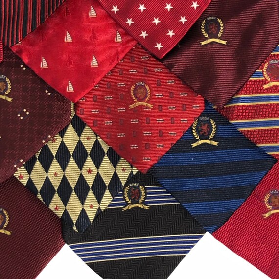 Vintage 17 piece pc LOT Neckties 90's Tommy Hilfi… - image 10