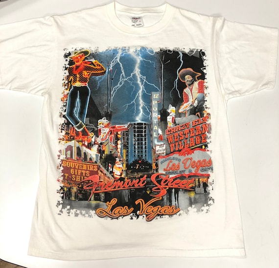 Vintage 90's Anvil Las Vegas CRAZY Ely WESTERN VILLAGE Store