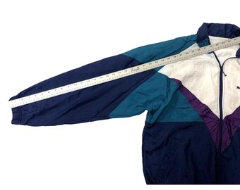 Vintage 80's Macgregor Men Multicolor CHEVRON Colorblock
