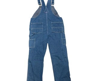Vintage Big Smith Hickory Stripe Overalls Coveralls Workwear