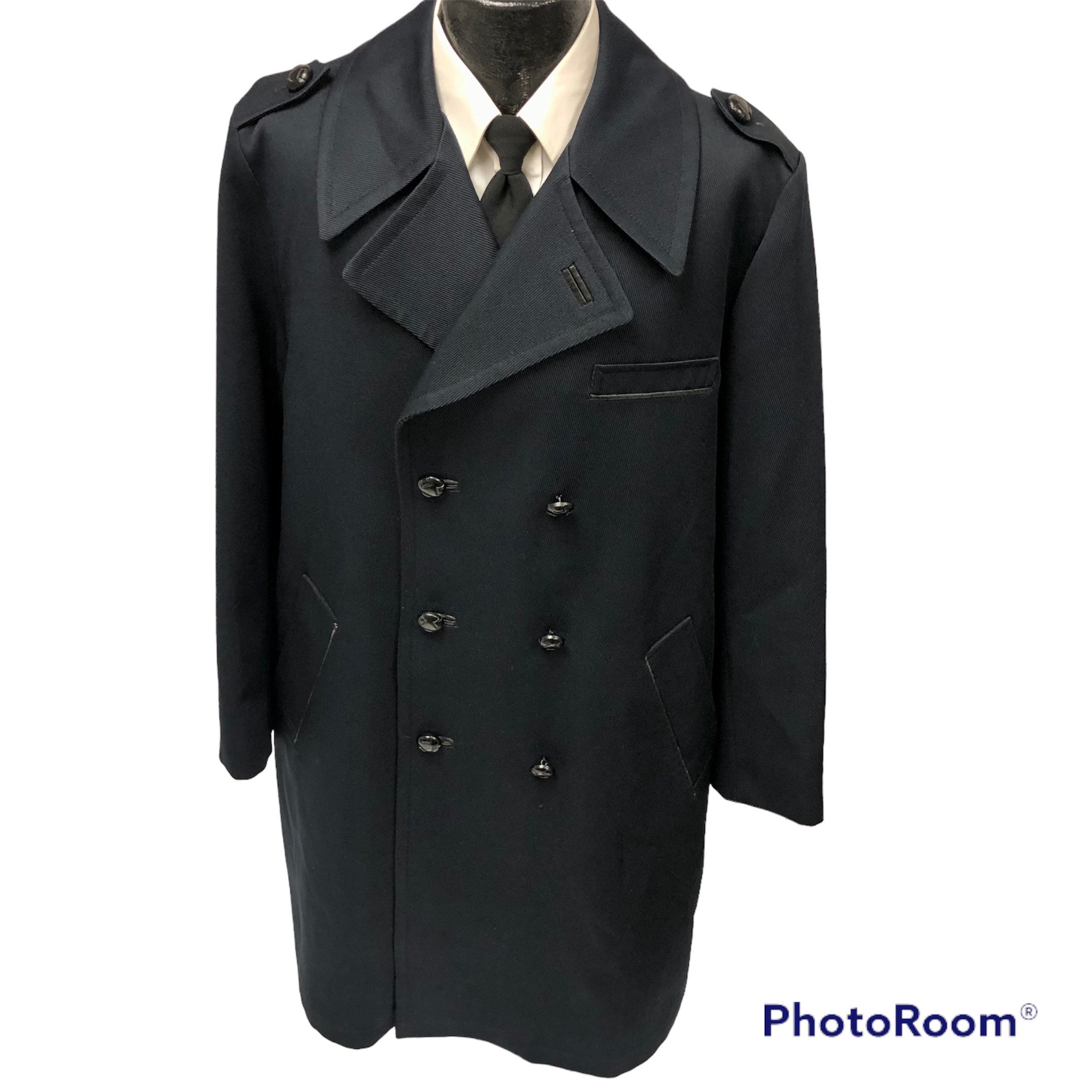 Vintage 70's John Weitz Harbor Master Navy Blue Mod TRENCH Vintage 70's John Weitz Harbor Master Navy Blue Mod TRENCH