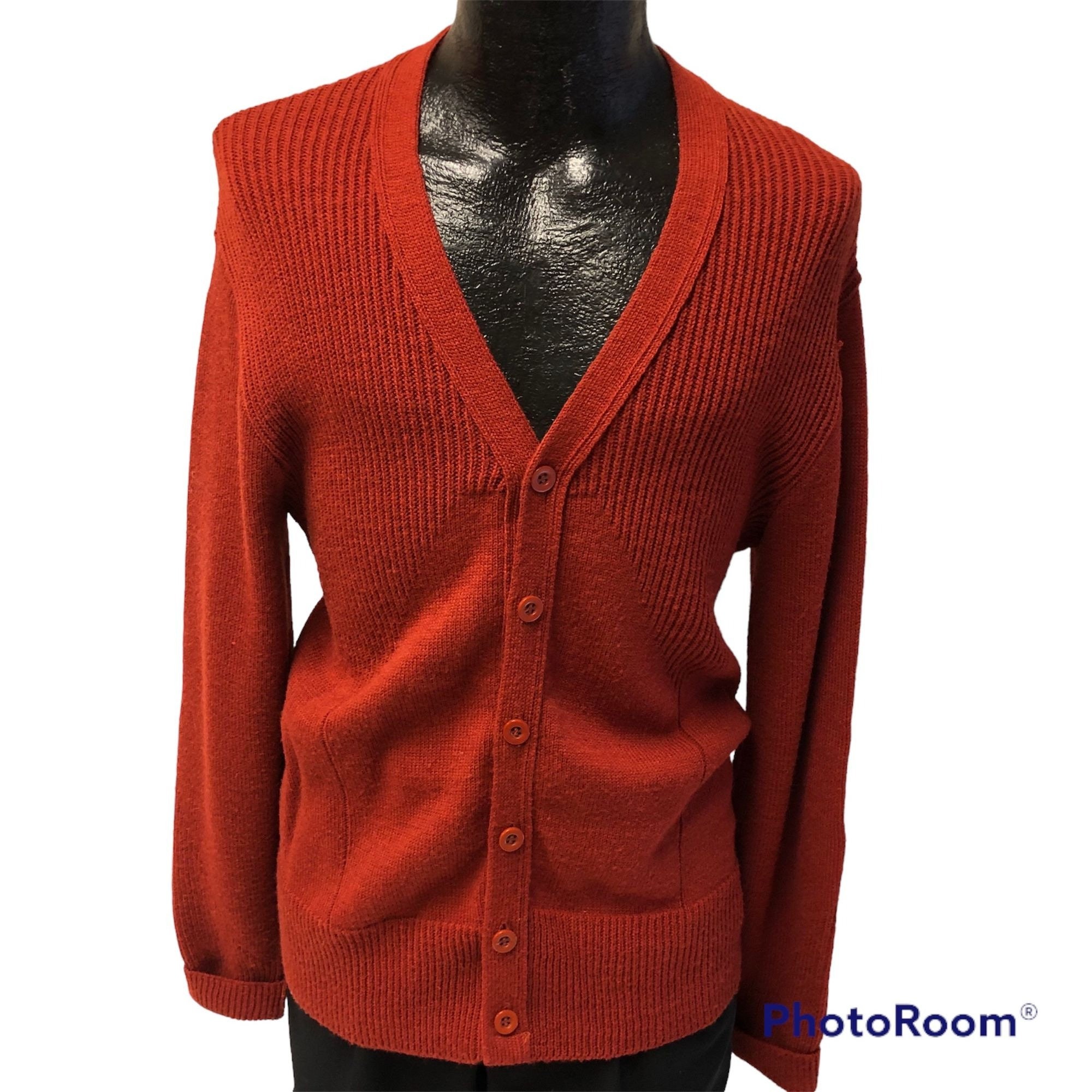 カラーリング◎　60〜70's parker vintage cardigan all day pocket cardigan – époque évolution