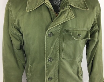 Vintage 60's ALPHA Industries Men's Vietnam War A2 Military DECK