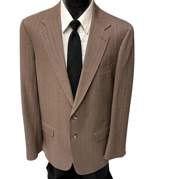 Vintage 50 60's Bespoke ROCKABILLY Sport Coat Bro… - image 2