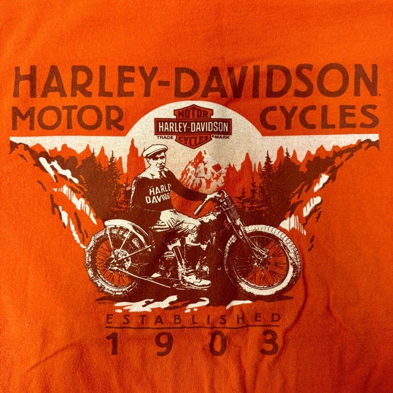 Vintage 90's Harley Davidson Motorcycle New ORLEANS Bourbon St