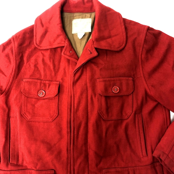 Vintage 50 60's Bemidji Woolen Mills Men's Double MACKINAW Thick